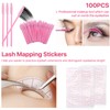 Pretty memory 152 PCS Eyelash Extension Kit with Lash Mannequin