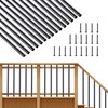 Rengue Balusters Deck Spindles, 101 Pack Staircase Baluster with Screws,