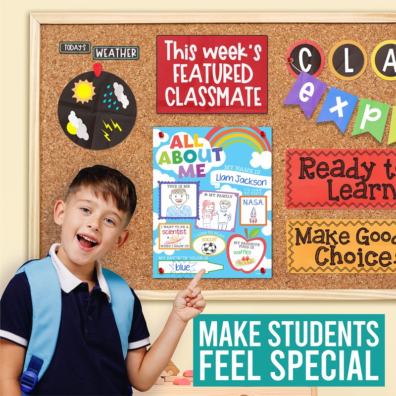 20 Colorful Read All About Me Posters For Elementary School