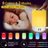 Taipow Bedside Lamp with 4 USB Charging Port, Night Light