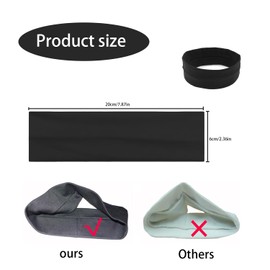 Elastic Sweat Yoga Hairbands,6Pcs Non Slip Soft Sports Thin Cotton Headbands Fashion Hair Wraps,Stretch Elastic Yoga Soft Stretchy Sports Fashion Headbands,Sports Headband Elastic Hair Bands,Color B