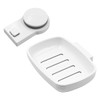 Alnicov Bath Suction Cup Soap Dishes with Drainage for Wall