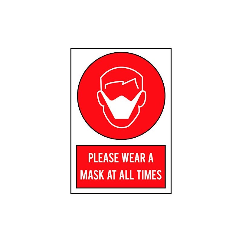 Please Wear A Face Mask/covering at all times, Prevent the