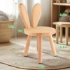DoFanXinYe Wooden Step Stool Children Toddler Chair Kids Desk Chair