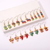 NVENF 9/12 Pairs Cinco De Mayo Earrings Mexican Fiesta Earrings