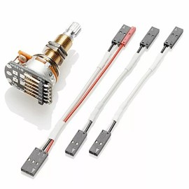 EMG NEW Genuine EMG LONG SPLIT SHAFT 25K Solderless VOLUME POT w/ Hardware Included