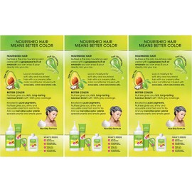 Garnier Nutrisse Nourishing Color Creme, 50 Medium Natural Brown, 3-Pack (Packaging May Vary)