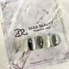 Dara Beauty February Art of the MonthBlack Vertical Gradient Nail❣