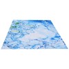 Bathroom Curtain with Hook Waterproof Elastic Hanging Shower Curtain for