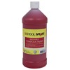 School Smart Washable Tempera Paint, Quart, Red