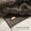 EVERGRACE Ultra Soft Luxury Fluffy Faux Rabbit Fur Throw Blanket,