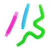 Small Solid Color Expanding Tube Fidget Toys 12 Pieces