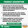 Rust-Oleum Concrete Saver Pro Structural Concrete Repair, 3 lb, Gray