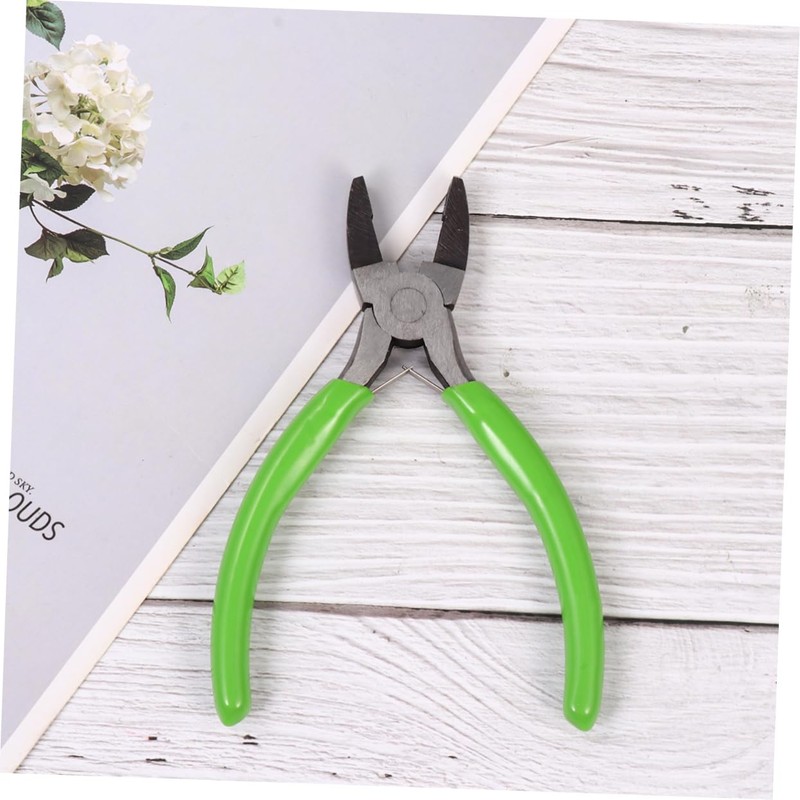 TEHAUX 1 Set DIY Jewelry Pliers with Plastic Handle Durable