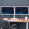VIVO Dual LED LCD Monitor Mount, Free-Standing Desk Stand for