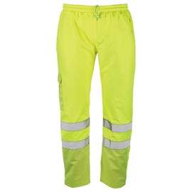 Women’s Safety Rain Pants, Class E, Waterproof High Visibility Rain Pants, Lime, Small, SAFEGEAR
