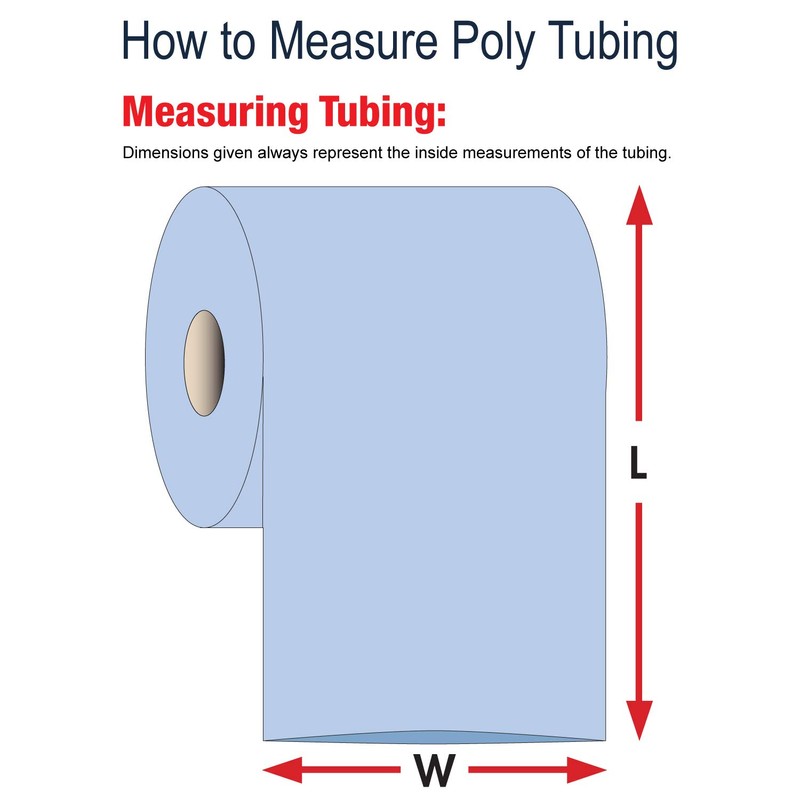 Aviditi 12" x 725' - 4 Mil Black Poly Tubing