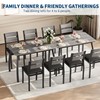 GarveeHome Dining Table Set for 4, 5 Piece Metal Frame
