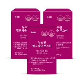 Newt One Milk Thistle Booster Silymarin Liver Health 60 Soft Capsules 3bx for 2 months / 뉴트원 밀크씨슬 부스터 실리마린 간건강 60연질캡슐 2개월분 3bx