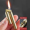 Kerosene Copper Lighter, Vintage Trench Lighter, Creative Windproof Brass Lighter
