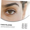 WOONEKY False Eyelashes Strip in Bulk 5 Pairs Curly Lash