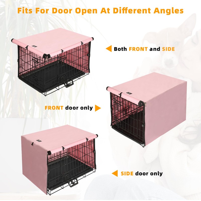 X-ZONE PET Double Door Dog Crate Cover - Polyester Pet