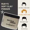 RUDY's Soft Clay Pomade - Lightweight and Pliable All Day