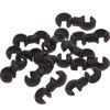 Saipe 10 Pcs Bike Cable Clasps Bicycle Rotatable S-Hook Clips