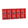 Qiilu 10pcs CNC Inserts CNC Carbide Blades Carbide Carbide Rhombic