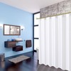 Biscaynebay Hotel Quality Fabric Shower Curtain Liners 72" X 72",