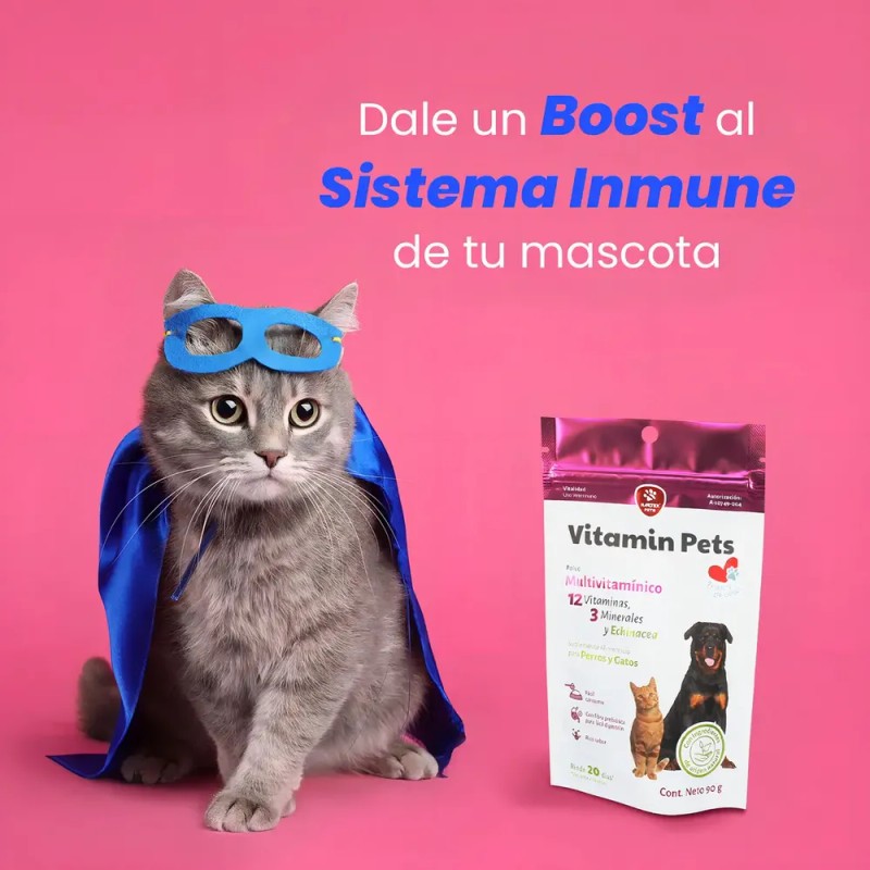 Suplemento Multivitamínico Para Perros Y Gatos Con Echinacea 90g