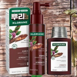 Klorane hair nutrition hair treatment quinine anti-aging scalp serum + shampoo set 100ml 100ml 1 set / 클로란 모발영양 헤어트리트먼트 퀴닌 안티에이징 두피 세럼 + 샴푸 세트 100ml 100ml 1세트