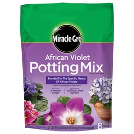 Miracle-Gro 72678430 8 Qt African Violet Potting Mix 0.21-0.11-0.16
