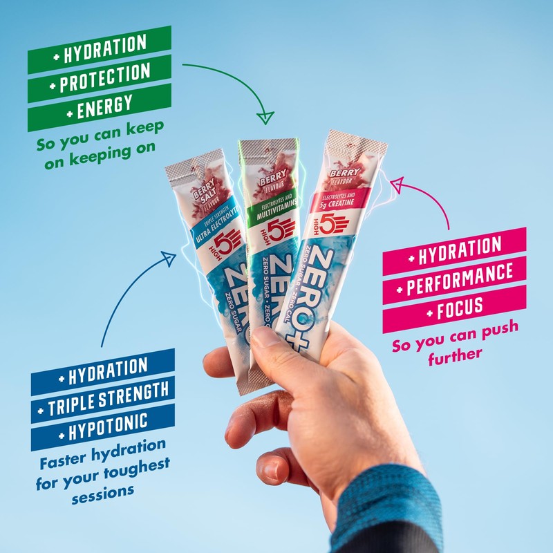 HIGH5 Zero+ Creatine & Electrolytes Hydration Sachets - Sugar Free