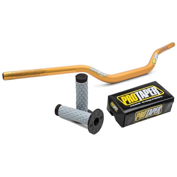 Pro Taper 2809D GOLD Gold Woods High Contour handlebars &