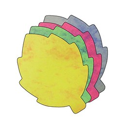 5.5" Leaf Marble Assorted Color Creative Cut-Outs, 31 Cut-Outs in a Pack for Fall, Harvest, Autumn Crafts, Decorations, Spring, Summer, Classroom, Kids’ School Craft Projects