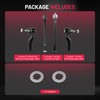 BDFHYK 4pcs Front Inner & Outer Tie Rod Ends Kit