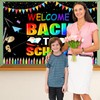 Welcome Back to School Backdrop Bulletin Board First Day of