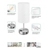 Set of 2 Touch Control Table Lamps ST0001-WH-5000