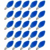 Creative Hobbies 25 Pack - C7, Opaque Blue, 7W, E12