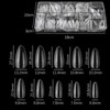 Almond Shaped Nail Tips 500pcs Clear Acrylic Long Nails Full