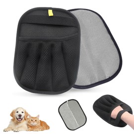 Pet Hair Removal Glove for Cats & Dogs, 2025 Newly Upgraded Five-Finger Electrostatic Pet Hair Gloves, Reusable Pet Hair Remover Tool for Clothing, Couch, Carpet, Car Seat