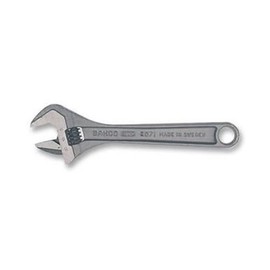 Bahco 8070 IP "Black-Finished" Adjustable Wrench in Industrial Pack, Grey, 6-Inch, 20 mm