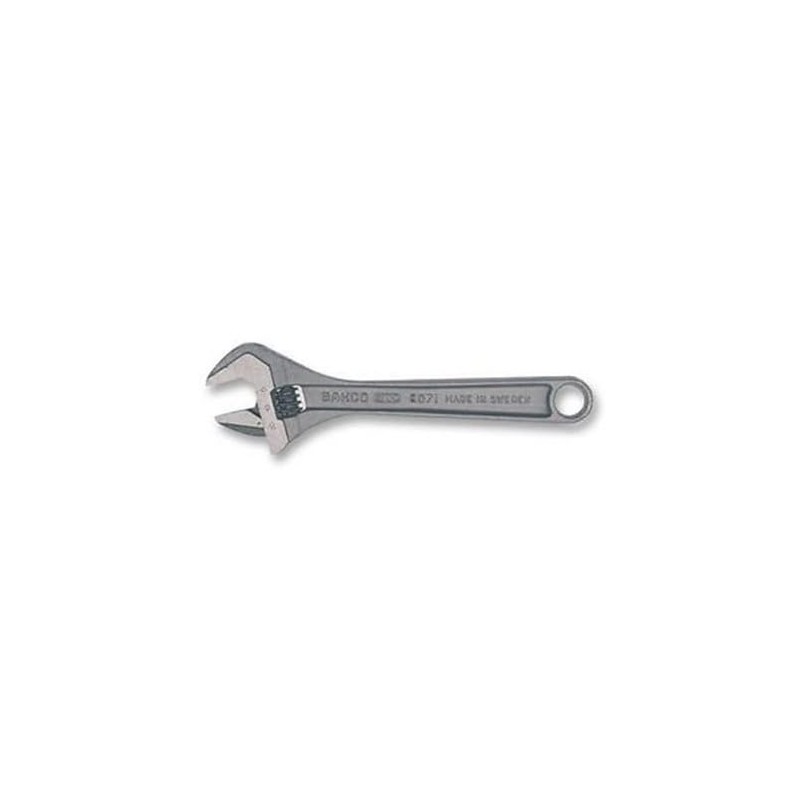 Bahco 8070 IP "Black-Finished" Adjustable Wrench in Industrial Pack, Grey,