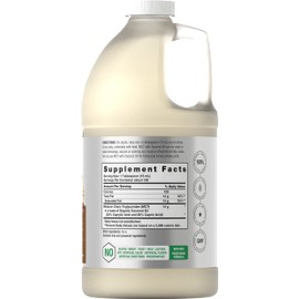 Horbäach MCT Oil 64 oz | 100% Pure | Blends with Coffee, Tea, Juice and Liquids | Value Size Unflavored Formula | Keto, Vegetarian, Non-GMO, and Gluten Free