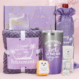 Elysirise Retirement Gift for Woman,Retirement Gifts for Women 2024,Happy Retirement Gifts for Coworker,Friends,Retirement Gifts for Nurses,Mom,Retirement Tumbler Travel Bag Set