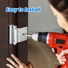 Fcicarn childproof Door Reinforcement Lock, with 8 Screws and The