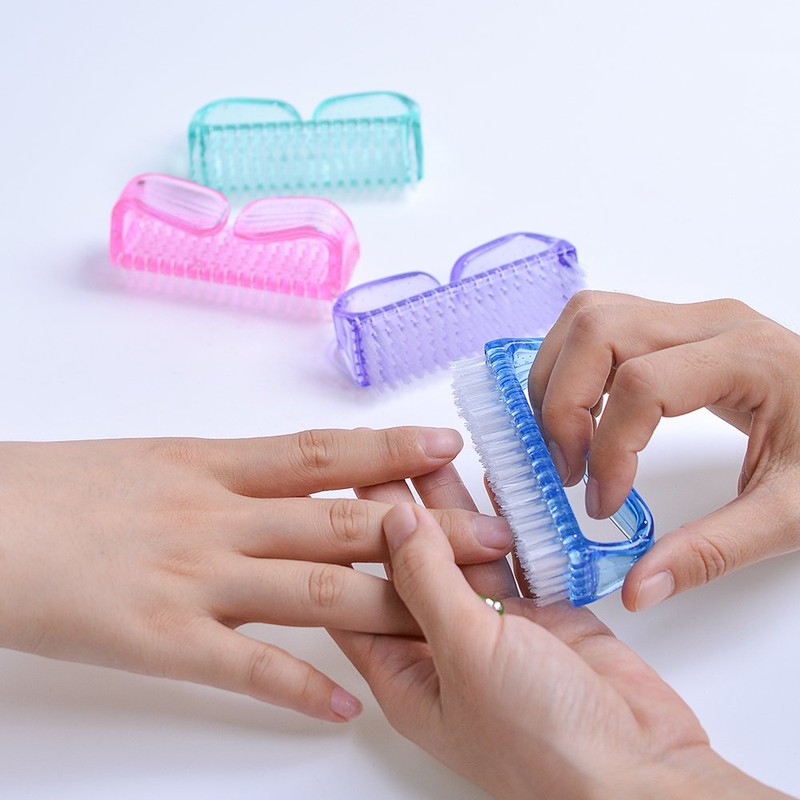 hupos Handle Grip Nail Brush, Fingernail Scrub Cleaning Brushes for