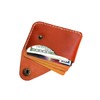Handmade Minimalist leather Card Case Wallet Front Pocket Card Holder