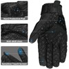 ILM Alloy Steel Touchscreen Bicycle Motorcycle Motorbike Powersports Racing Gloves
